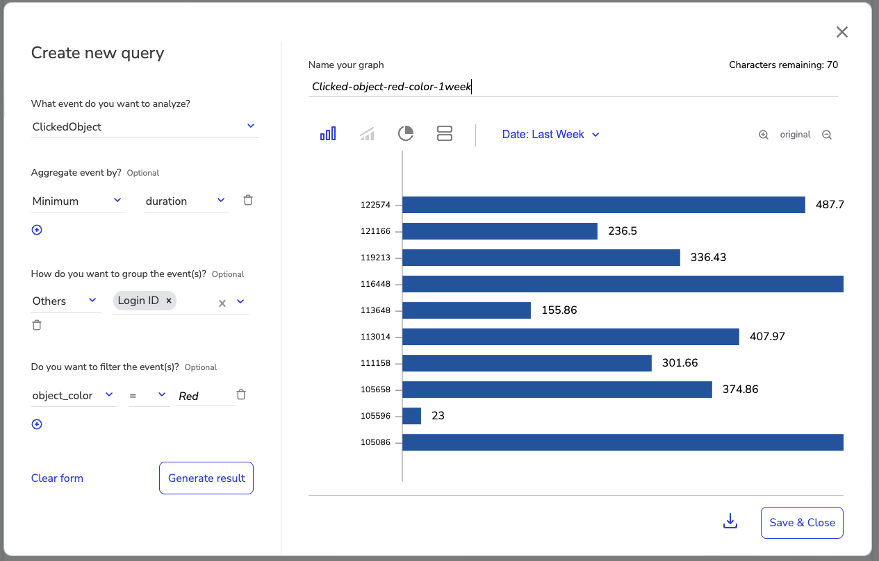 new query bar chart full