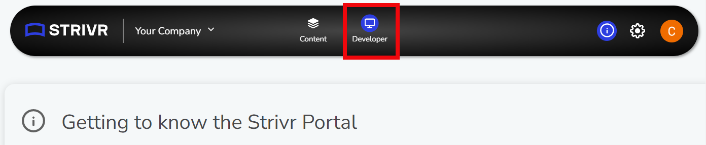 portal menu dev annotation